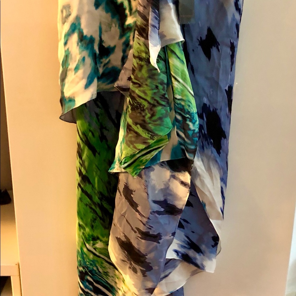 BCBG MaxAzria Dress ⭐️ strapless silk asymmetrical NWT - Picture 7 of 10